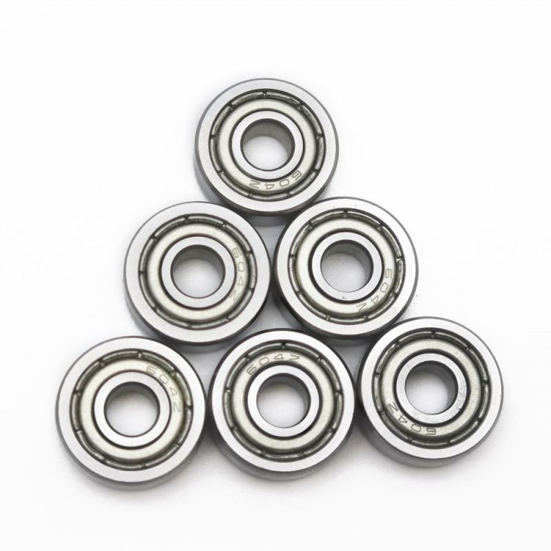 604zz Carbon Steel Double železo utesnené hlboké drážkové ložisko guľôčkového ložiska